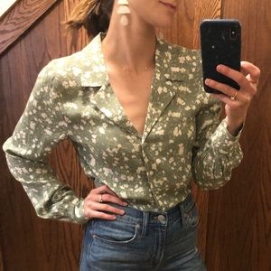 & Other Stories elegant floral top